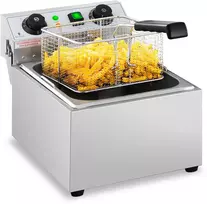 Gruzdintuvė Elektrinė gastronominė gruzdintuvė 230 V 3200W 10 L nerūdijantis plienas