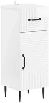 Vonios saugojimo spintelė HAARLEM Itin blizgi balta