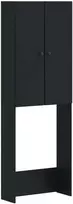 Tualeto spintelė BREDA Juoda 66 x 25,5 x 190 cm