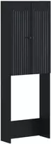 Tualeto spintelė ALKMAAR Juoda 66 x 25,5 x 190 cm