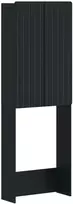 Tualeto spintelė ZWOLLE Juoda 66 x 25,5 x 190 cm
