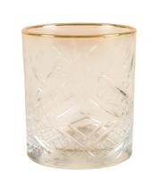 Stiklinių komplektas Hermia Lumiere, stiklas, 0.35 l, 4 vnt., aukso sp.