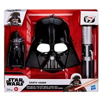 Rinkinys vaidmenų žaidimui, kaukė Hasbro Star Wars Dark Side Darth Vader, juoda sp.