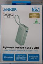 SALE OUT. | Anker 545 Nano Power Bank | A1259G61 | 10000 mAh | Green | DAMAGED PACKAGING, DEMO