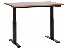 Elektra reguliuojamas stalas DESTINES rudas/juodas 120 cm 72 cm