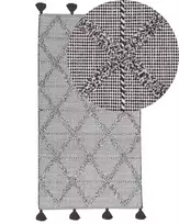 Kilimas TUZLA rudas 80 x 150 cm medvilninis