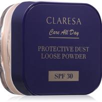 Claresa Care All Day Protective Dust Loose Powder birioji fiksuojamoji pudra SPF 30 atspalvis Universal 5 g