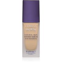 Claresa Care All Day Natural Skin Tinted Serum Foundation lengvos tekstūros fluidas su atspalviu natūraliai išvaizdai atspalvis 2WO Medium Olive 32 ml