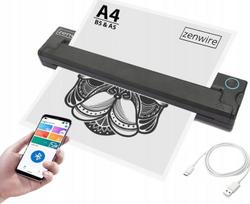 Zenwire TP-820 mini nešiojamasis terminis spausdintuvas A4 skirtas tatuiruotėms