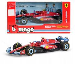 Model Bburago Ferrari Sf-24 F1 Carlos Sainz #16 Miami Gp 1:43