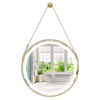 Veidrodis su LED apšvietimu ir nerasojimo funkcija, Ø 60 cm