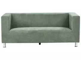 3 vietų sofa FLORO, šenilinė, šviesiai žalia