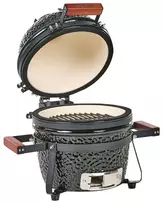 Mini anglies kepsninė KAMADO keramikinė, juoda