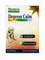 Depress Calm (jonažolė, ramunėlė, pasiflora), 30 tablečių