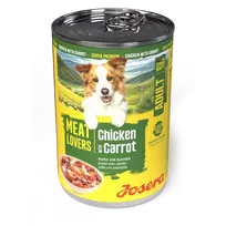 Josera Dog Meat Lovers Adult Chicken with Carrot 400 g | 4032254798194