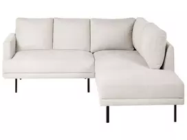 Kampinė sofa BREDA, skirta 4 asmenims, šviesiai smėlio spalvos, kairinė