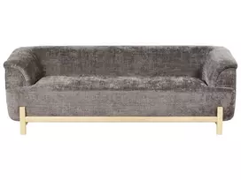 Trivietė sofa ALNOR, rudas šenilas
