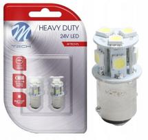 P21/5w Led Bay15d balta diodinė lemputė 24v Tir