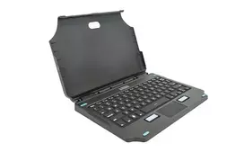Gamber-Johnson 7160-1869-02 klaviatūra mobiliam įrenginiui – QWERTZ vokiškas išdėstymas, Pogo Pin dokas, USB-C įkrovimas, jutiklinė dalis, juoda