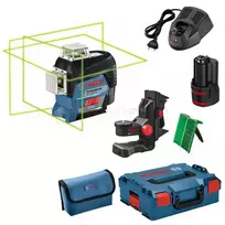 Linijinis lazeris Bosch GLL 3-80 CG (1x2,0 Ah), L-Boxx, tvirtinimo įtaisas BM1