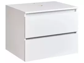 Pakabinama vonios spintelė po praustuvu SERRA 60 cm Balta