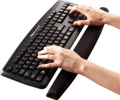 Keyboard pad Fellowes Memory Foam Wrist Rest Black