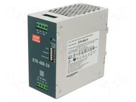 Power supply: switching | for DIN rail | 480W | 24VDC | 0÷20A | OUT: 1