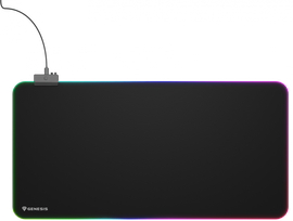 Mouse pad Genesis Boron 500 XXL RGB Black