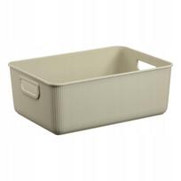 Įrankiai ir matavimo prietaisai // Įrankių, priedų naujienos // Pojemnik do przechowywania Akita Plast Team, Beżowy, 10L, 100% z recyklingu, Pokrywa sprzedawana oddzielnie, 60840802