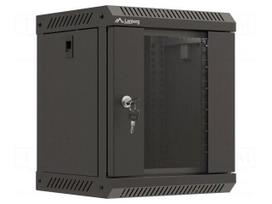 Enclosure: rack cabinet | Standard: 10" | 6U | W: 300mm | H: 370mm | black