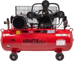 Automobilių dirbtuvių įrankiai ir įranga // Tepaliniai kompresoriai // \nKompresor olejowy 100L 3 Tłoki 400V + Separator KD1477\n