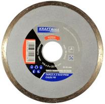 KRAFTDELE įrankių priedai // Diskai elektriniams įrankiams // \nTarcza diamentowa ciągła do cięcia 115x5x22,23mm KD920\n