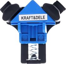 KRAFTDELE įrankiai // Staliaus, kampiniai ir spyruokliniai spaustuvai // \nŚciski stolarskie kątowe 90° 4 szt. KD1194\n