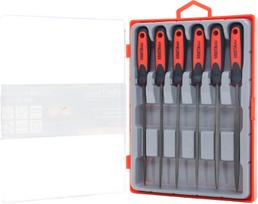 KRAFTDELE įrankiai // Dildės ir kaltai // \nZestaw pilników do metalu 6 szt. KD10287\n