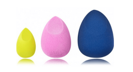 Real Techniques Prism Glo Sponge Set Perfect Blend Trio Makeup Sponge Set