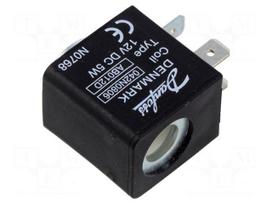 Coil for solenoid valve | 12VDC | IP00 | -40÷50°C | 5W | 9mm