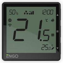Fan Coil thermostat EFAN-230B Black WiFi, ENGO