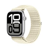 Dirželis Dux Ducis  Apple Watch 38/40/41/42MM YE Nylon Braided Loop Wrist Strap Starlight