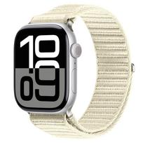 Dirželis Dux Ducis  Apple Watch 42/44/45/46/49MM YE Nylon Braided Loop Wrist Strap Starlight