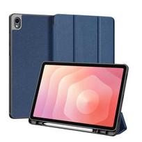 Knygos tipo dėklas Dux Ducis  Galaxy Tab S11 Domo Series Tri-fold Stand PU Leather Tablet Cover Blue