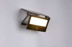 Trio Moura solar LED sienas lampa 17x20 cm matt black motion sensor  R22106132 4017807650488
