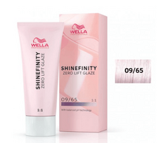 Wella Professionals Shinefinity Zero Lift Glaze 09/65 Pink Shimmer Hair Color Gel 60 ml
