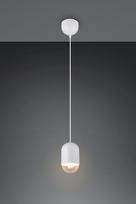 Trio Nara piekarama lampa E27 matt white brushed steel R36311031 4017807661798