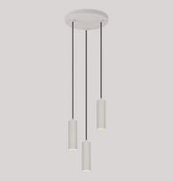 Trio Soka piekarama lampa 3-pc GU10 warm grey brushed steel 367730376 4017807658613