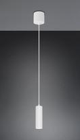 Trio Soka piekarama lampa 1-pc GU10 matt white brushed steel 367700131 4017807658453