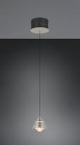 Trio Romeo LED piekarama lampa 1-pc brushed steel brushed steel 337010107 4017807667745
