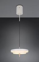 Trio Keaton LED piekarama lampa 1-pc 40 cm warm grey brushed steel 340219176 4017807653373