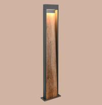 Trio Salmon LED pole lamp 60 cm wood/anthracite gaismeklis 446960135 4017807603736