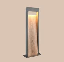 Trio Salmon LED pole lamp 100 cm wood/anthracite gaismeklis 546960135 4017807603729