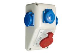 R-BOX KOMBI distribution board: 1x32/5,3x250V,S,IP44